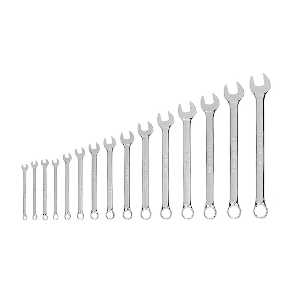 Combination Wrench Set, 15-Piece (1/4 - 1 in.)